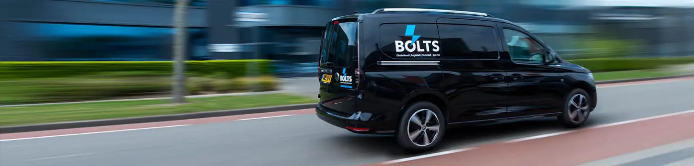BOLTS servicebus onderweg naar een klant